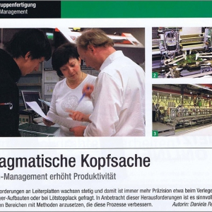 Platz 7: Best of Products in Fachzeitschrift "productronic"