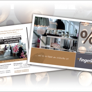Mailingcard, Flyer & Imagekampagne für Fingerle Raumfabrik