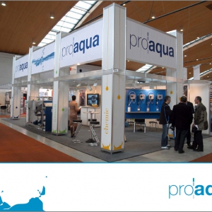 Messestand der proaqua GmbH & Co. KG.