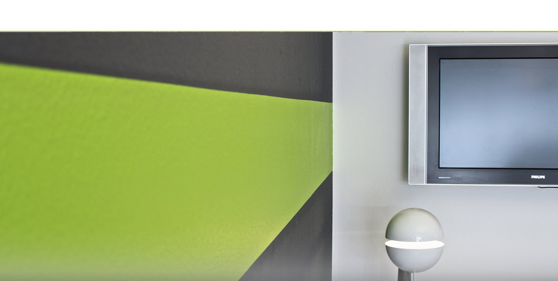 Bildschirm an der Wand der agentur schiegl GmbH