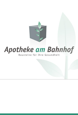 Corporate Design: Apotheke am Bahnhof, Korntal