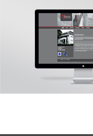 Webdesign: Immobilienverwaltung Bose, Wiesbaden